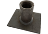 Flat steel anchor (short) form, bright, working load 63 kN bright